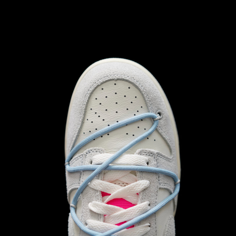 GLM - OW x Dunk (NO.38) light blue shoelace pink buckle