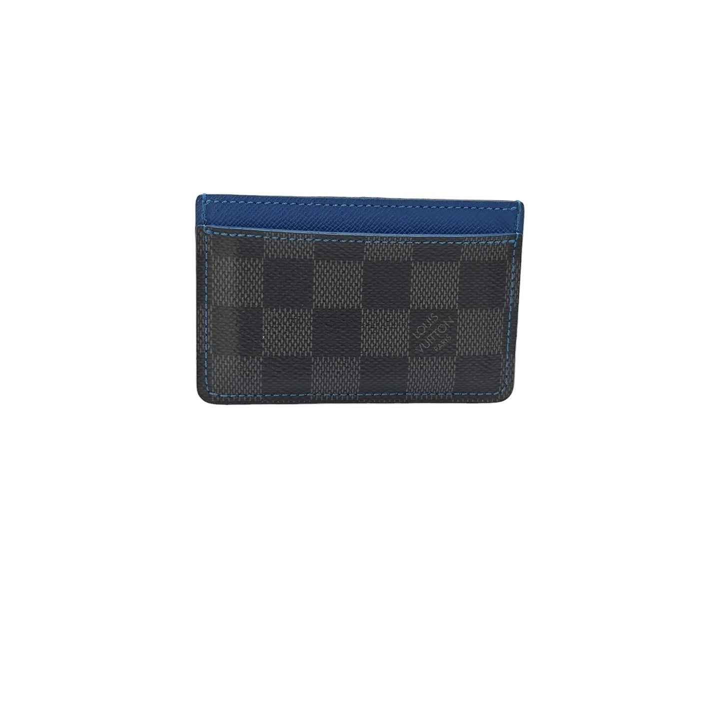 Louis Vuitton Damier Graphite / Blue Card Case