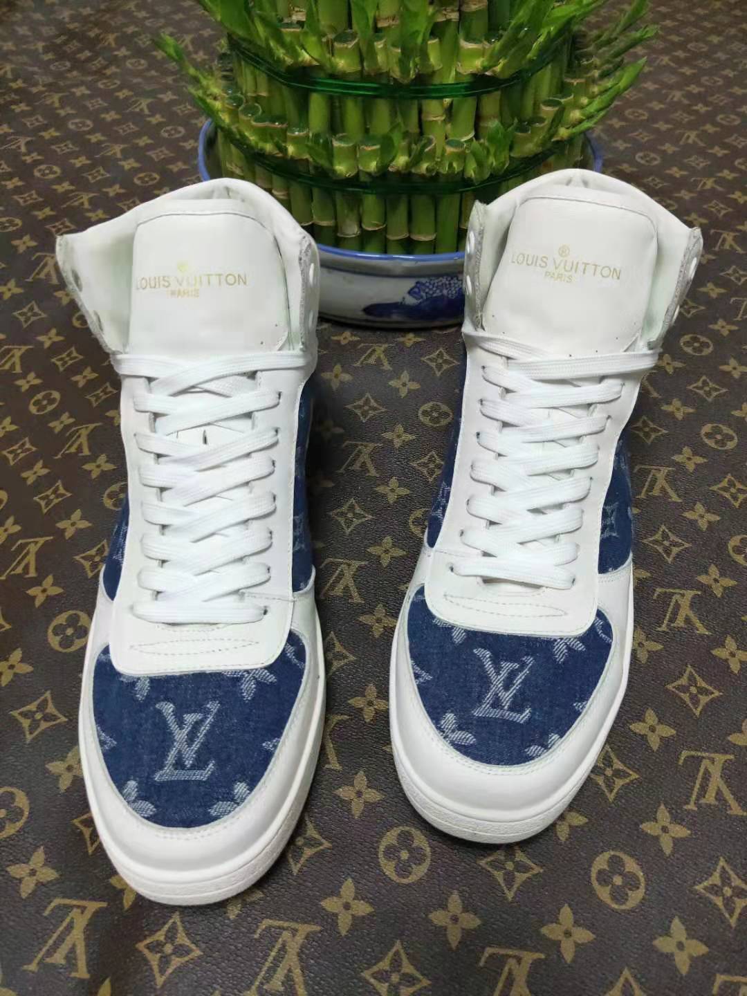 GLM - Luv Rivoli White Blue Sneaker