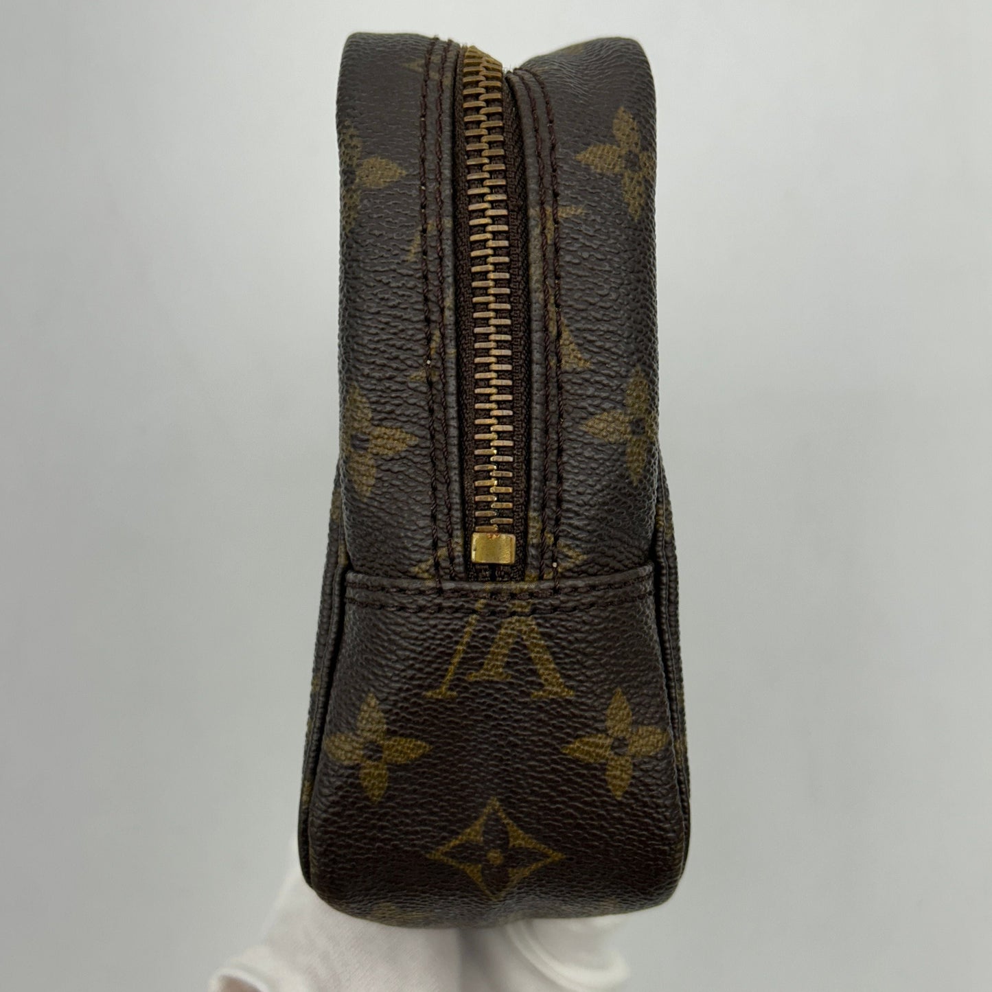 Louis Vuitton Trousse De Toilette Brown Canvas Clutch Bag lv9922sd