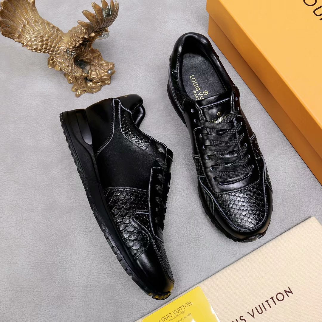 GLM - LUV Run Away Low Top Black Sneaker