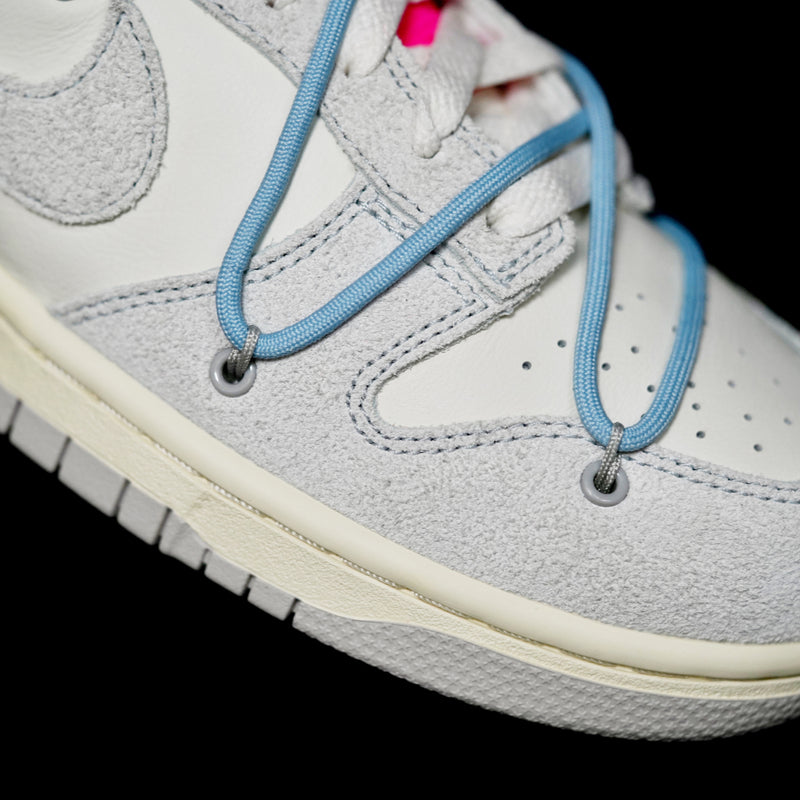 GLM - OW x Dunk (NO.38) light blue shoelace pink buckle