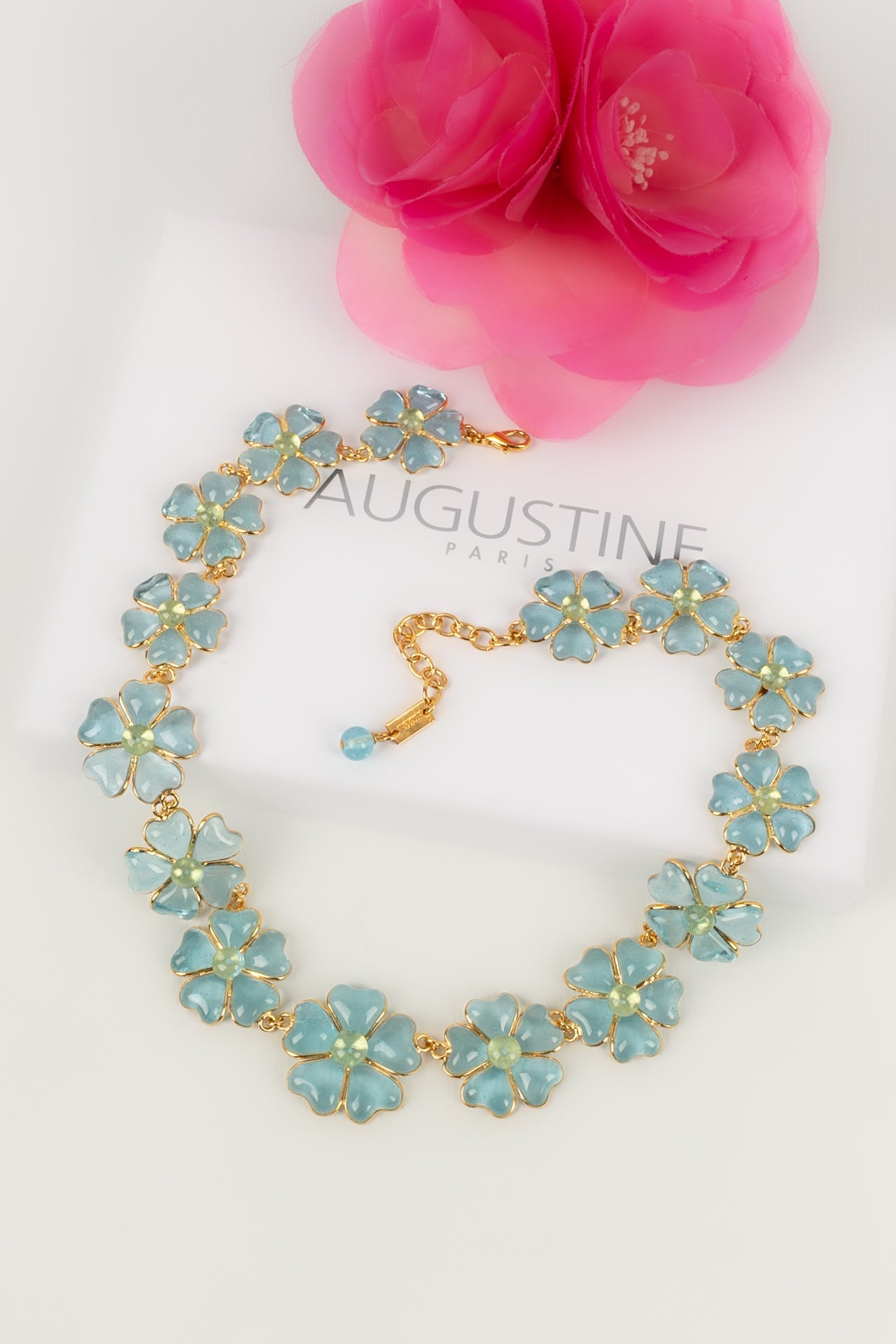 Collier en pÃƒÆ’Ã‚Â¢te de verre Augustine