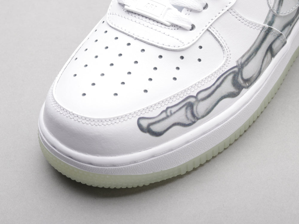 GLM - AF1 Skeleton Halloween White