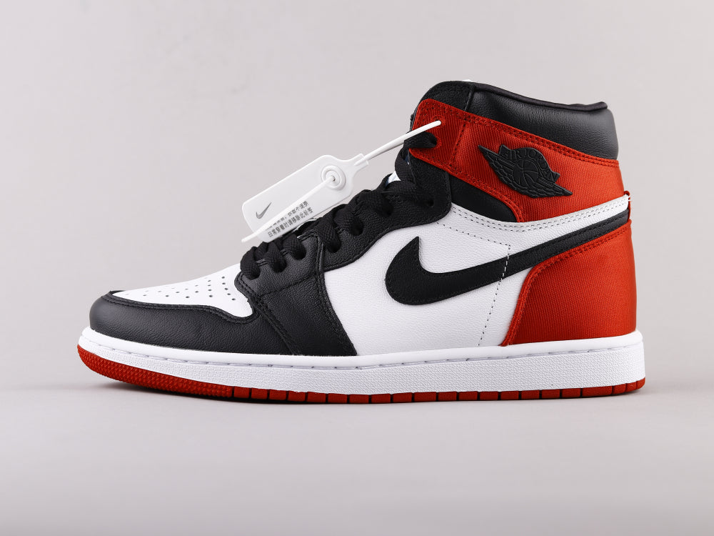 GLM - AJ1 red silk black toe