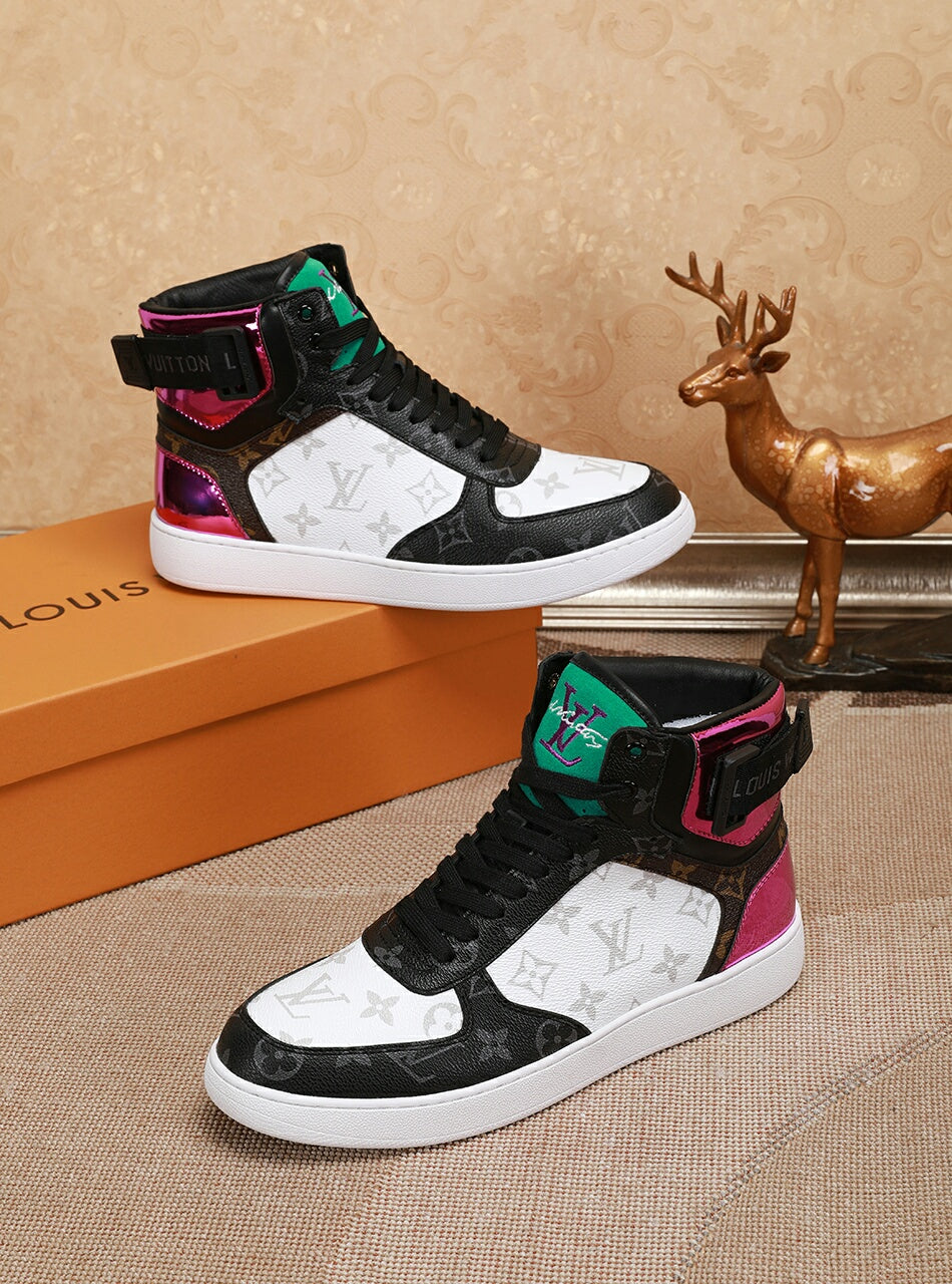 GLM - LUV Rivoli High Blue Pink Sneaker