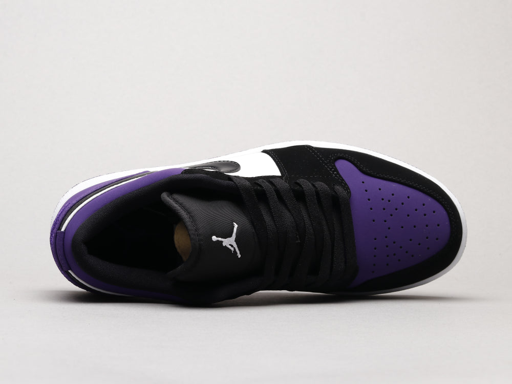 GLM - AJ1 black and purple toes