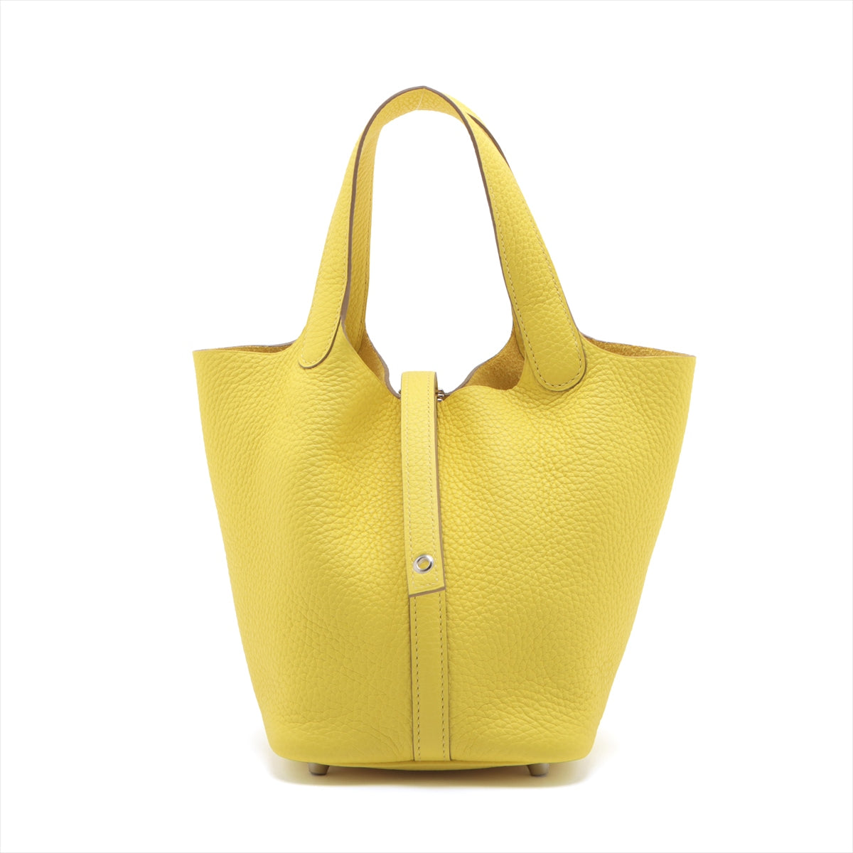 Hermes Picotin Lock PM  Clemence Lime Silver  U 2022