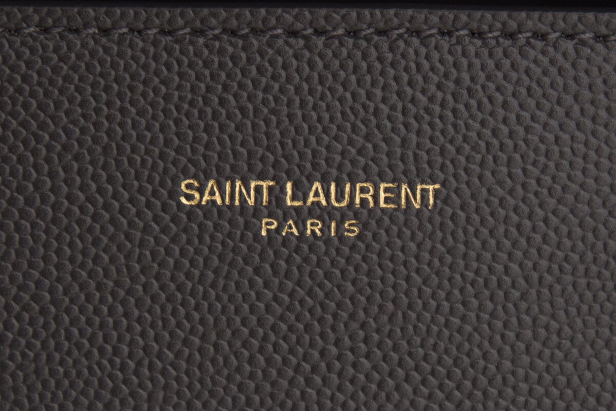 YSL Grey Cassandra Medium Handbag