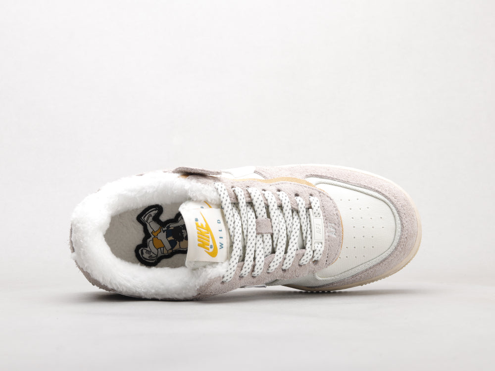 GLM - AF1 Shadow gray and white deconstructed plus velvet