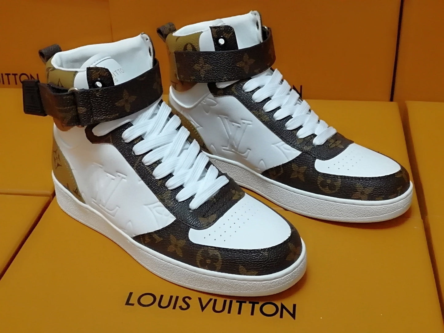 GLM - Luv Rivoli White Brown Sneaker