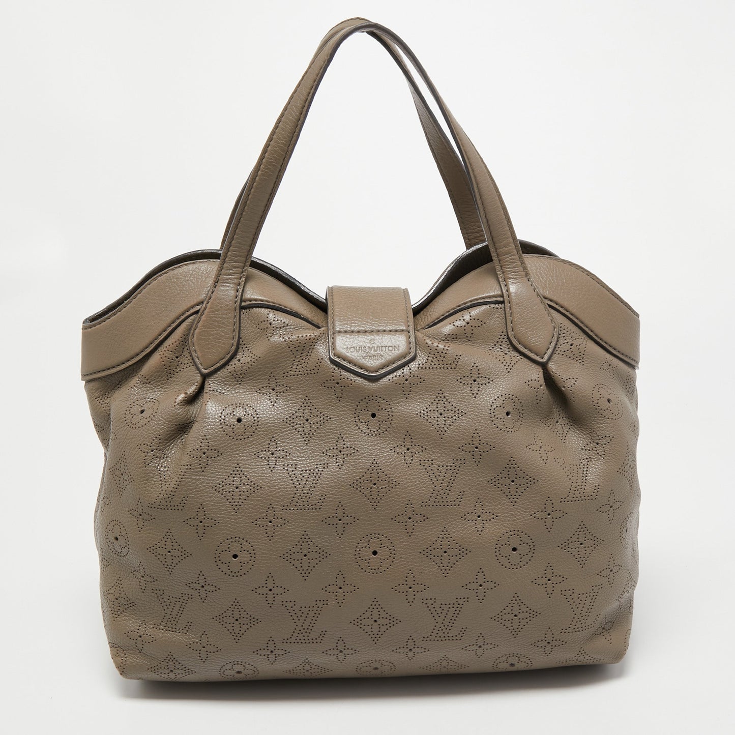 Louis Vuitton Taupe Monogram Mahina Leather Cirrus Pm Bag