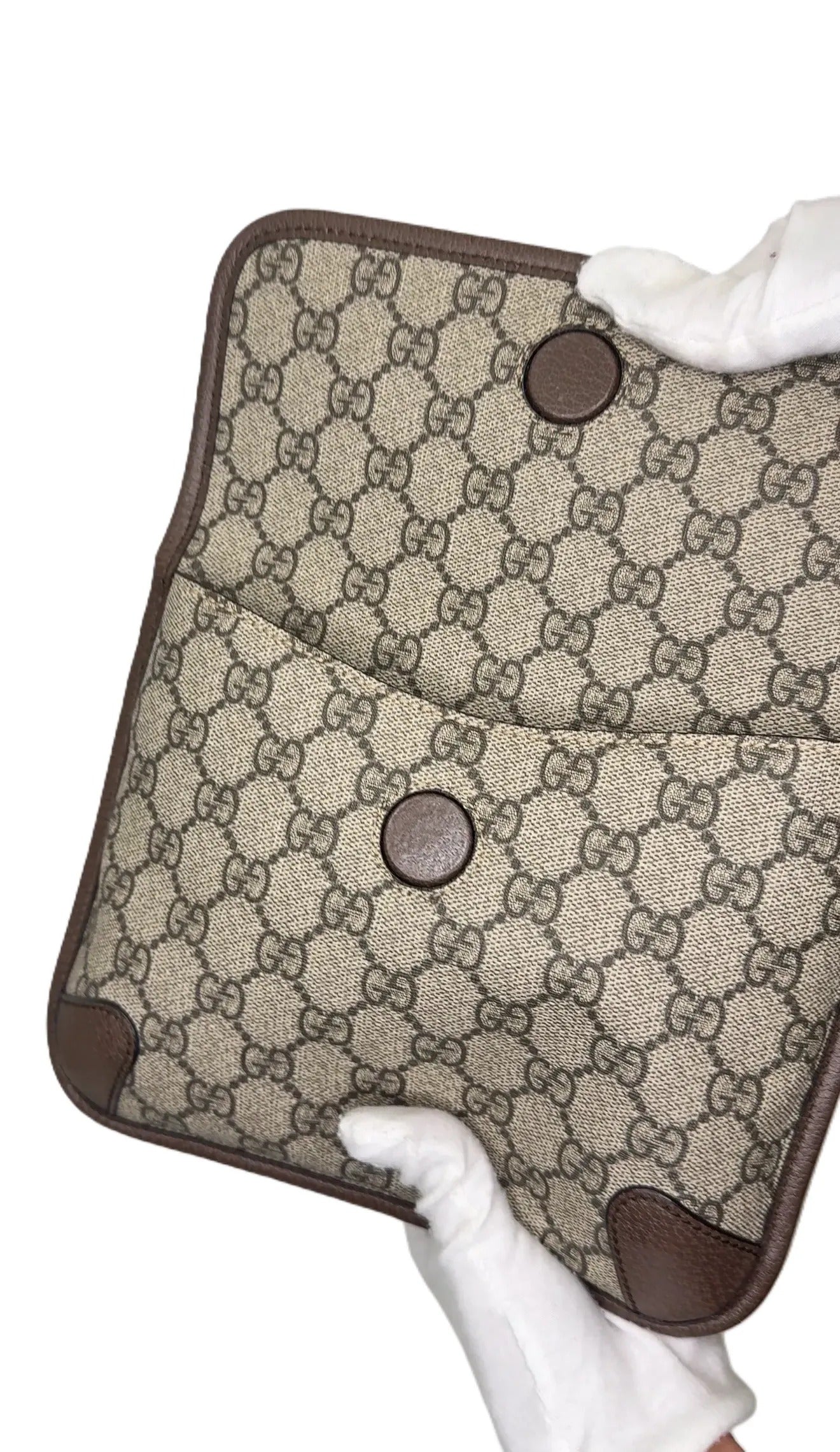 GUCCI - NEO Vintage Handbag - Cloth Grey B18-10