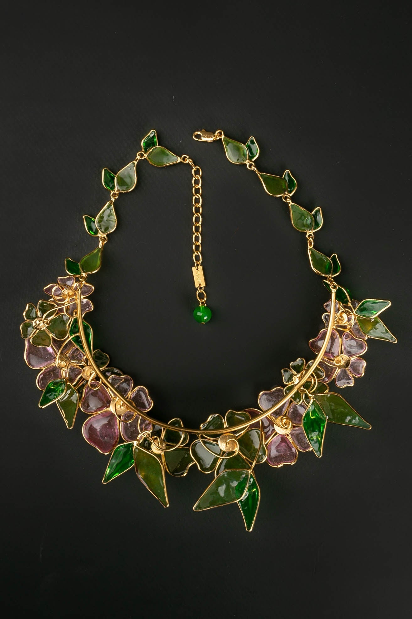 Collier en pÃƒÆ’Ã‚Â¢te de verre Augustine