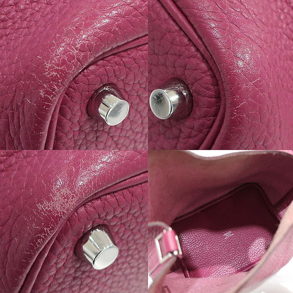 Hermes Handbag Picotin Lock Picotin Lock PM 18 Tosca/SV G   Clemence  O  2011 Manufactured  Women Key/Cadena Bag Preservation ÃƒÂ£Ã¢â€šÂ¬Ã‚Â ÃƒÂ£Ã¢â€šÂ¬Ã¢â‚¬Ëœ Neck Quality Wood