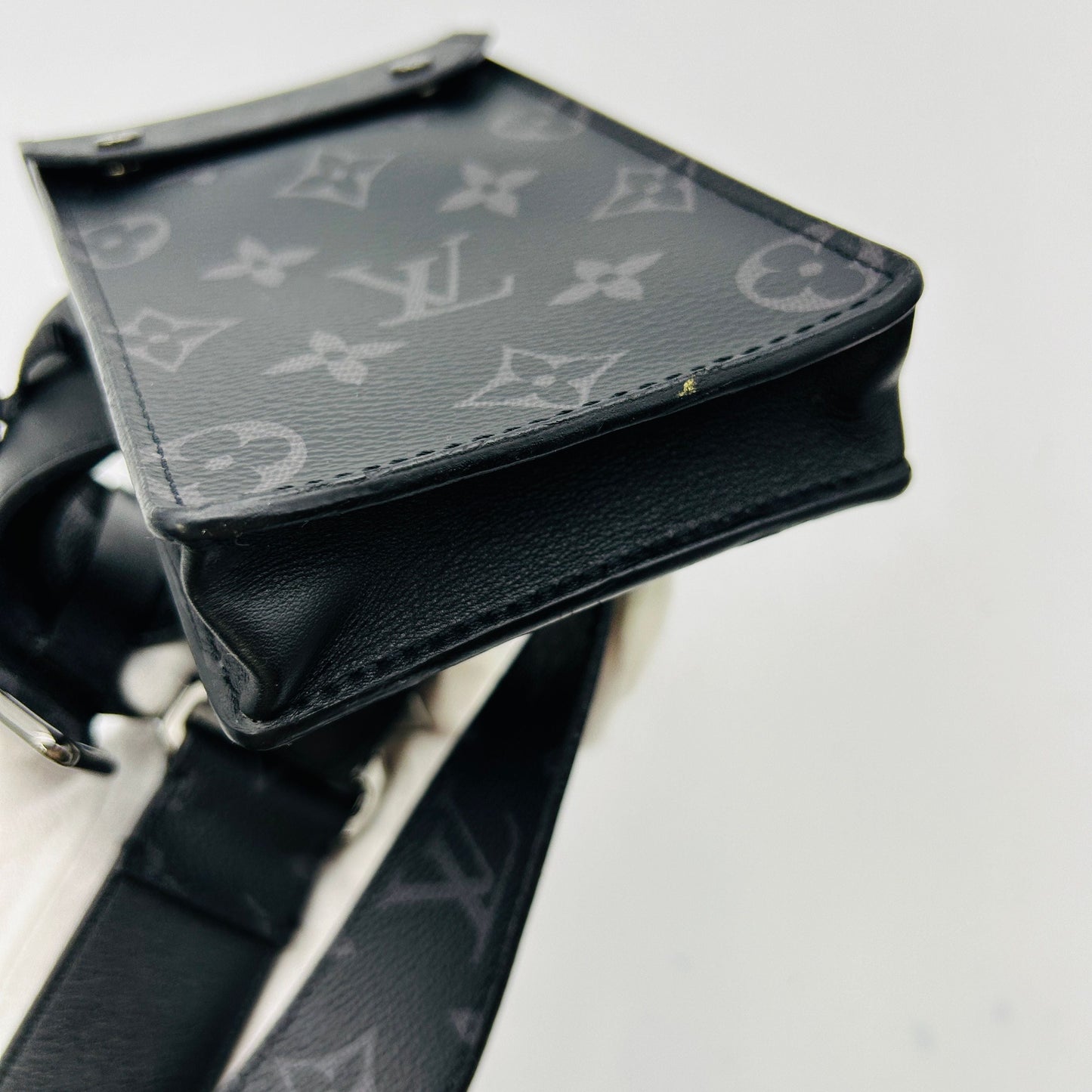 Louis Vuitton Monogram Eclipse Utility Waist Pouch / Canvas Belt Bag GP22243973