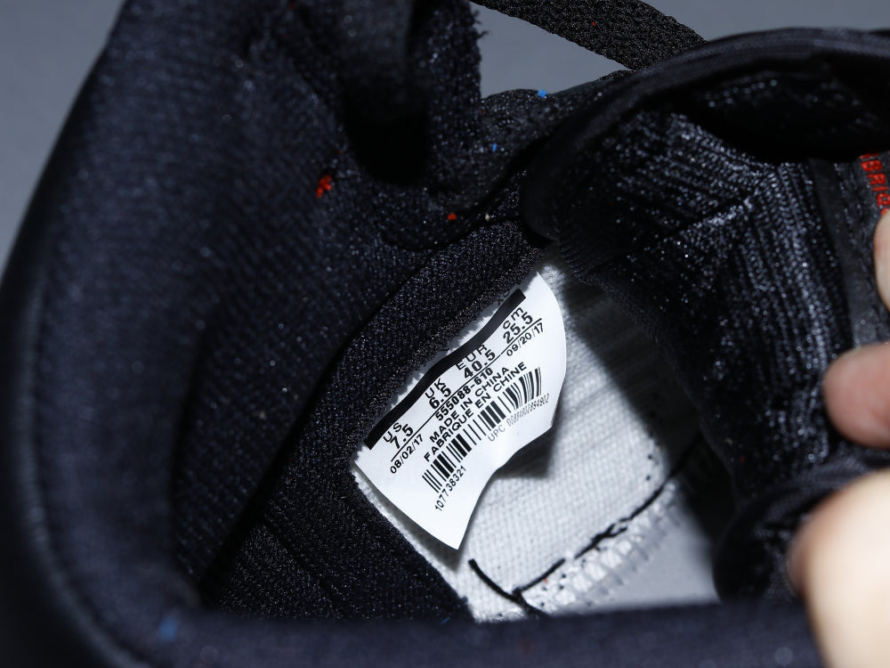 GLM - AJ1 black red toe