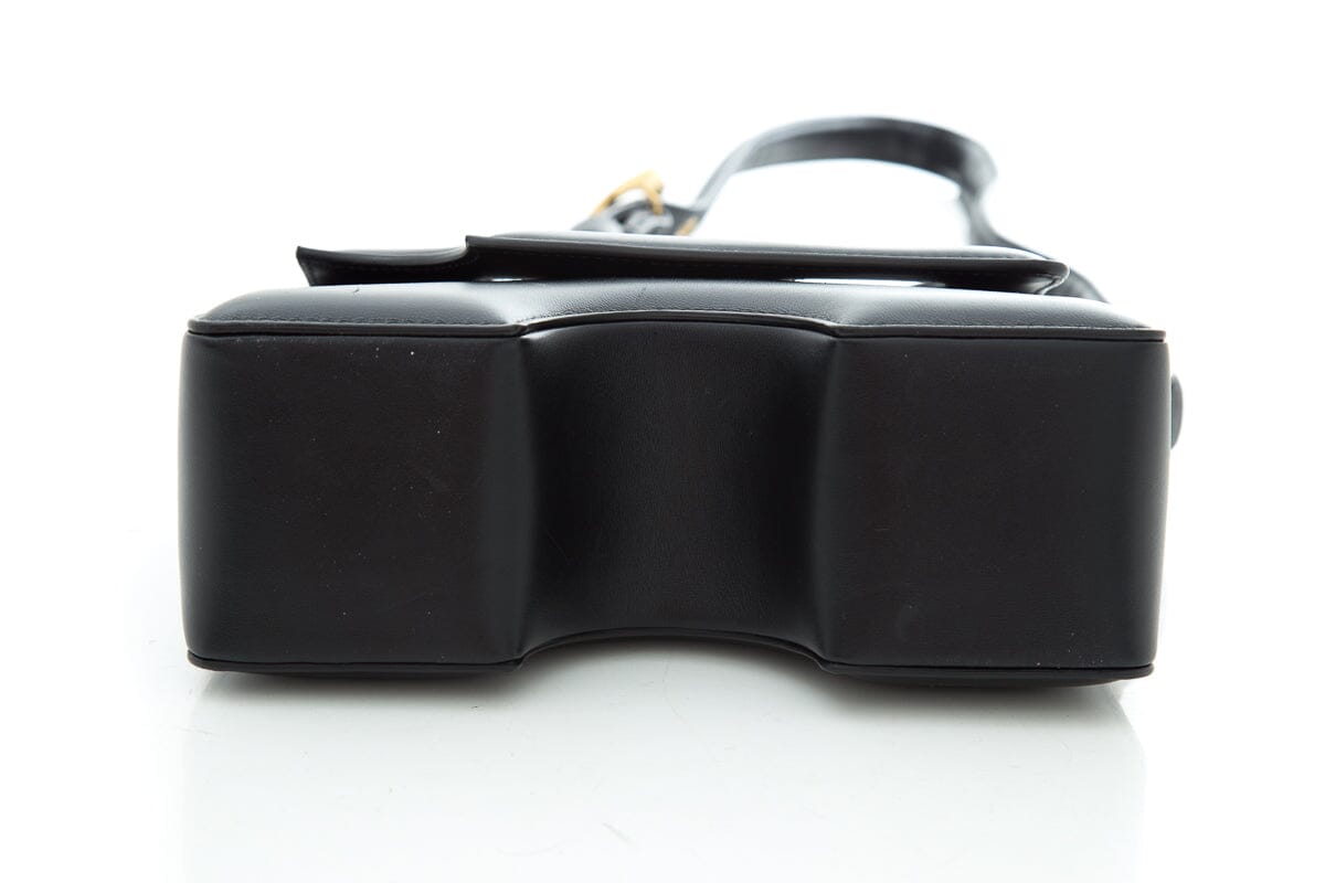 Off White Black Burrow Leather Handbag