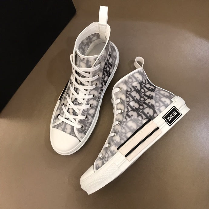 GLM - DIR B23 Black and White HIGH-TOP SNEAKER