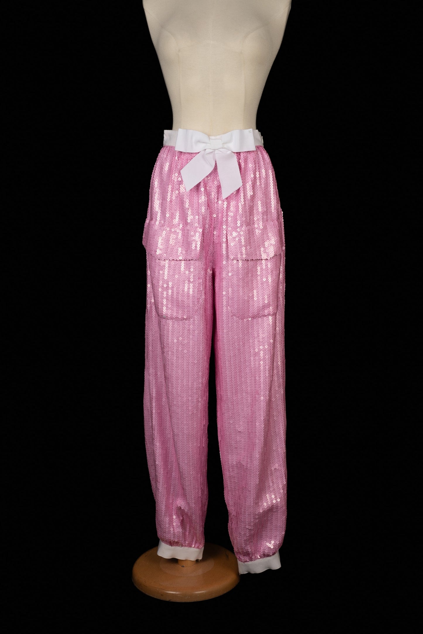 Pantalon rose Chanel