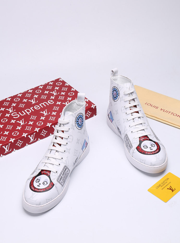 GLM - LUV Stellar Trainer Boot White Sneaker