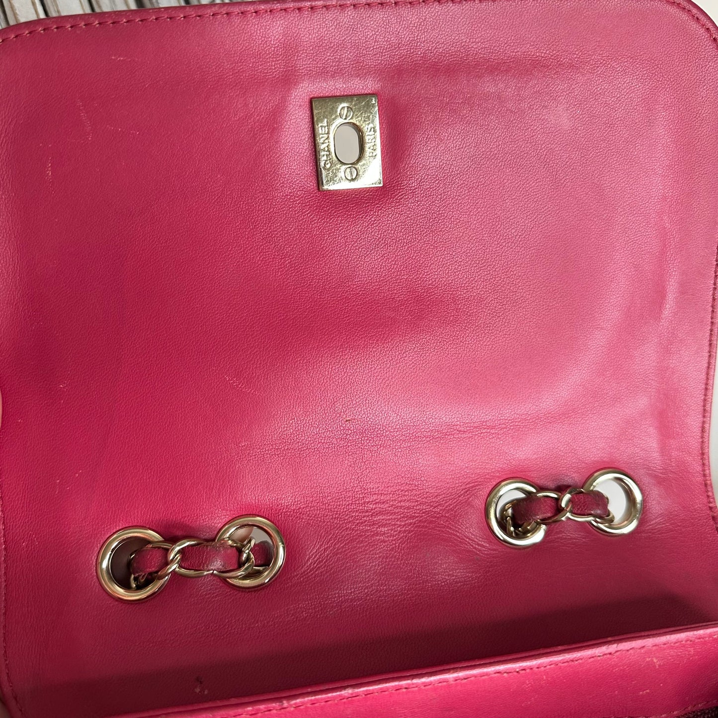 CHANEL Pink Flap Bag