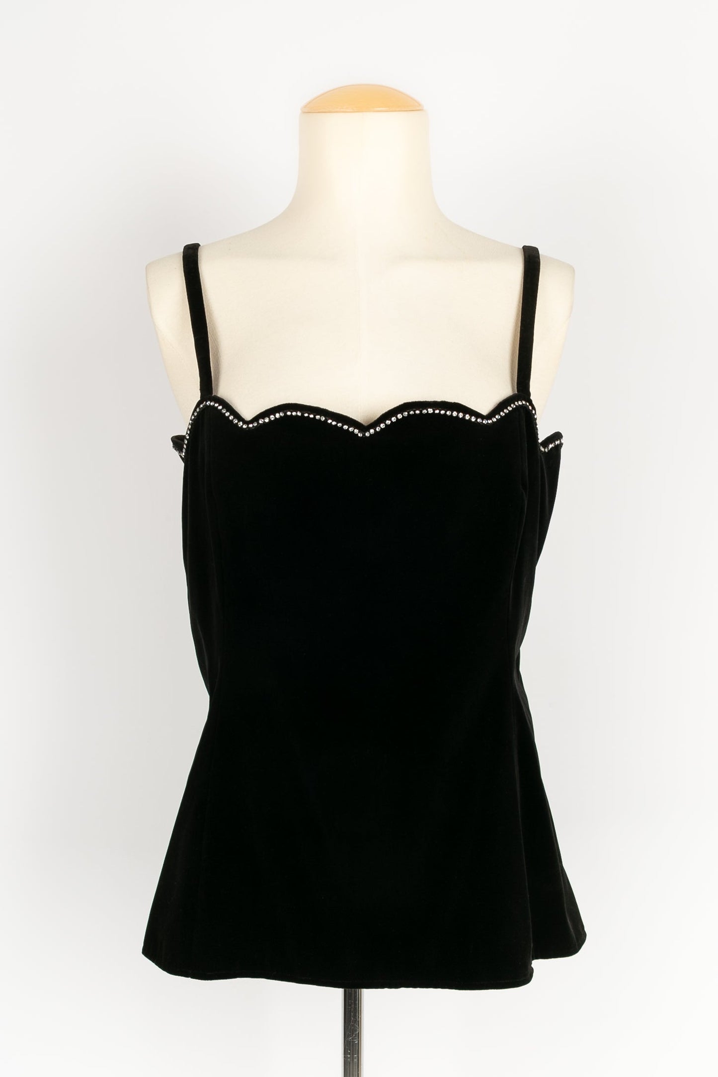 Haut en velours Yves Saint Laurent