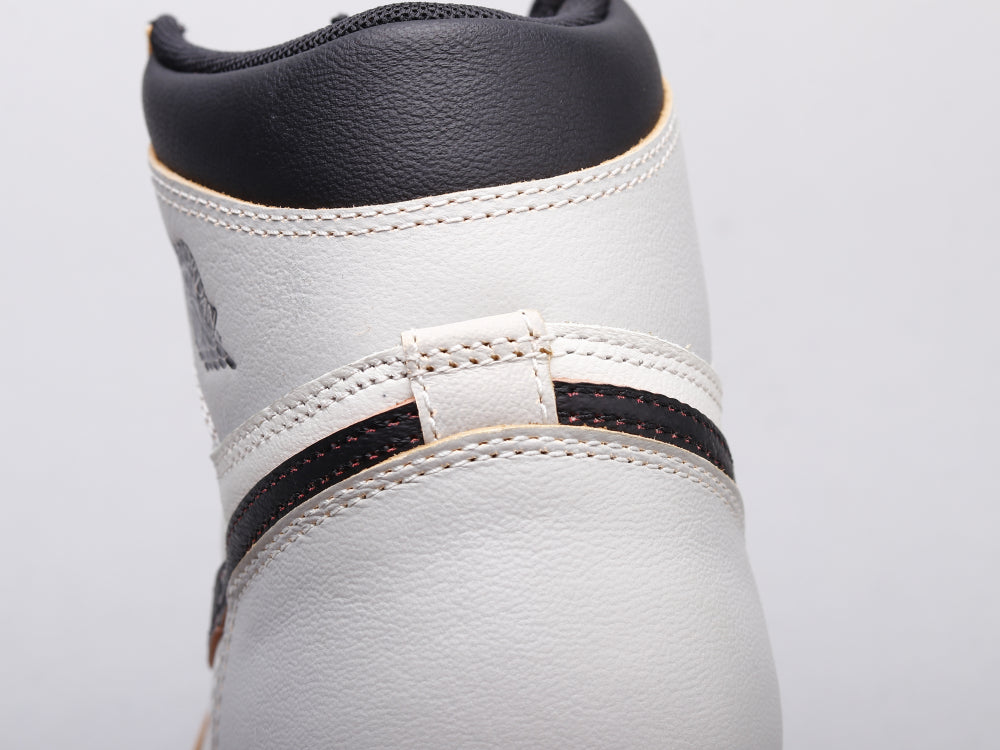 GLM - AJ1 gray and white scratch shoes for women