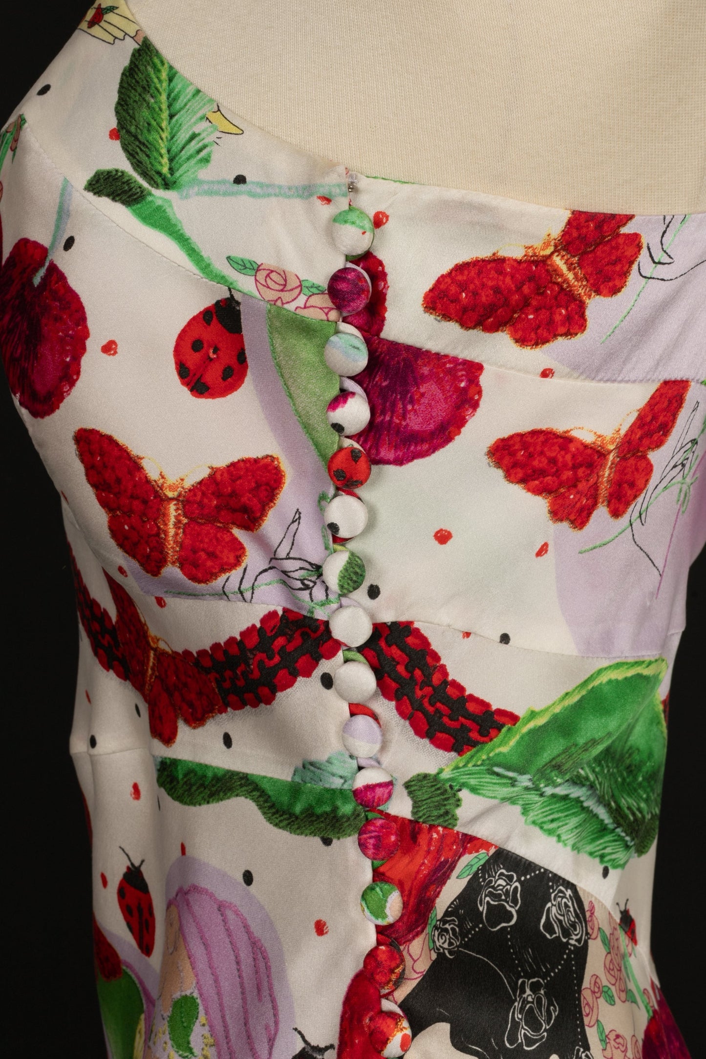 Robe imprimÃƒÆ’Ã‚Â©e Galliano