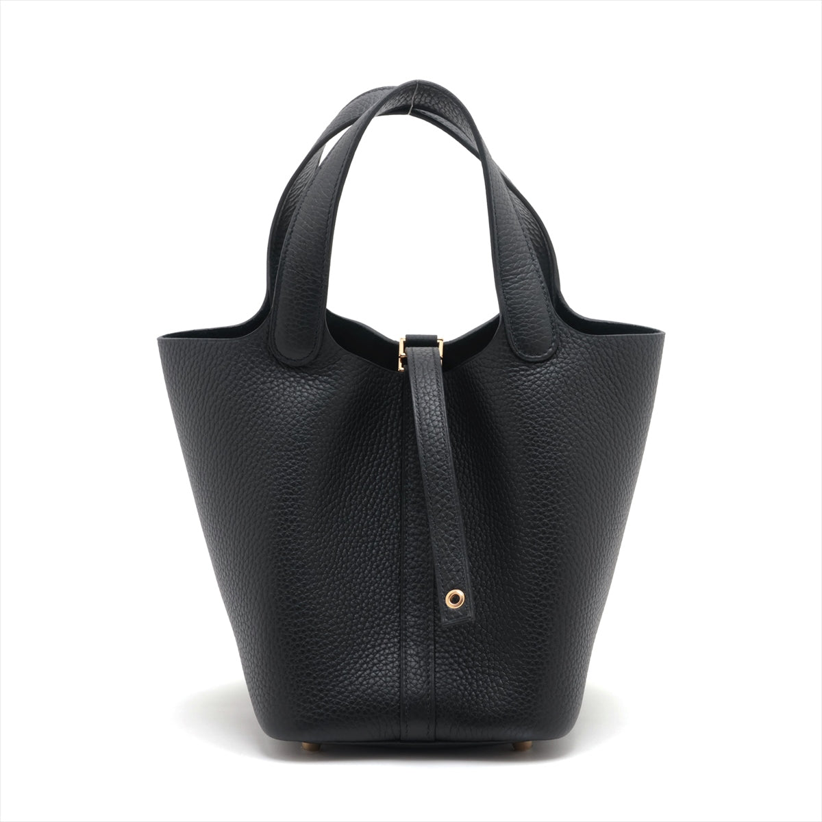 Hermes Picotin Lock 18 PM  Clemence Black G  W2024