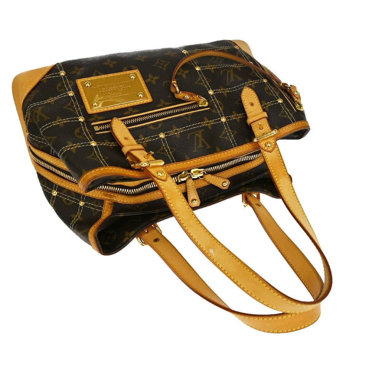 Louis Vuitton Rivet  Canvas Shoulder Bag ()