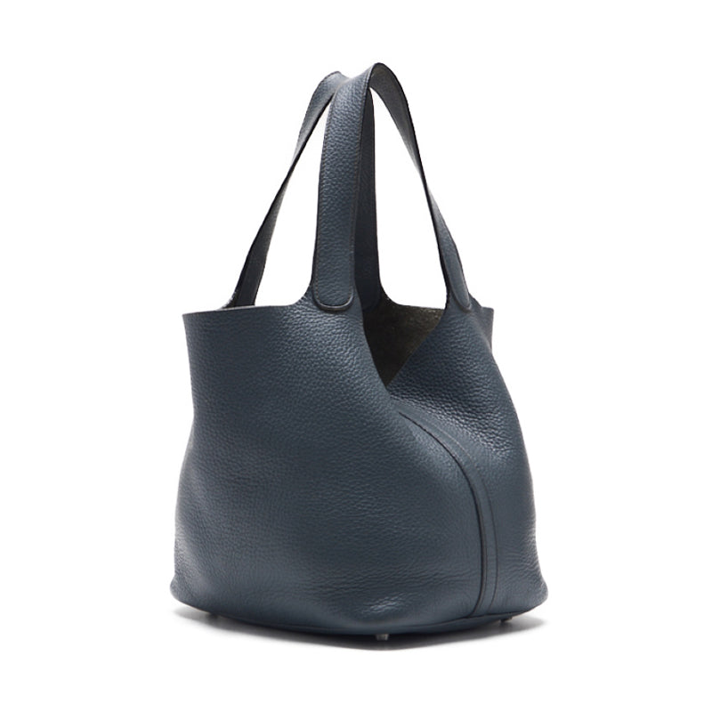 HERMES ERMES Picotin Lock MM Tote Bag  Clemence Blue Orange (Silver G ) Tortoise Bag  Start Bag Lady Back Shoulder Bag Hybrid ÃƒÂ£Ã¢â€šÂ¬Ã‚Â ShipÃƒÂ£Ã¢â€šÂ¬Ã¢â‚¬Ëœ Dharma Bookstore Online