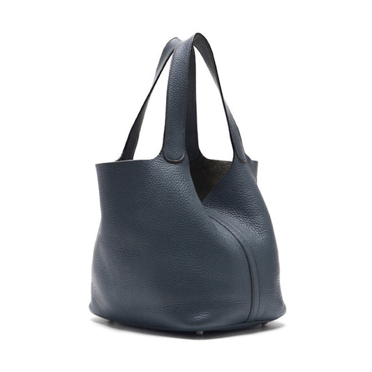 HERMES ERMES Picotin Lock MM Tote Bag  Clemence Blue Orange (Silver G ) Tortoise Bag  Start Bag Lady Back Shoulder Bag Hybrid ÃƒÂ£Ã¢â€šÂ¬Ã‚Â ShipÃƒÂ£Ã¢â€šÂ¬Ã¢â‚¬Ëœ Dharma Bookstore Online