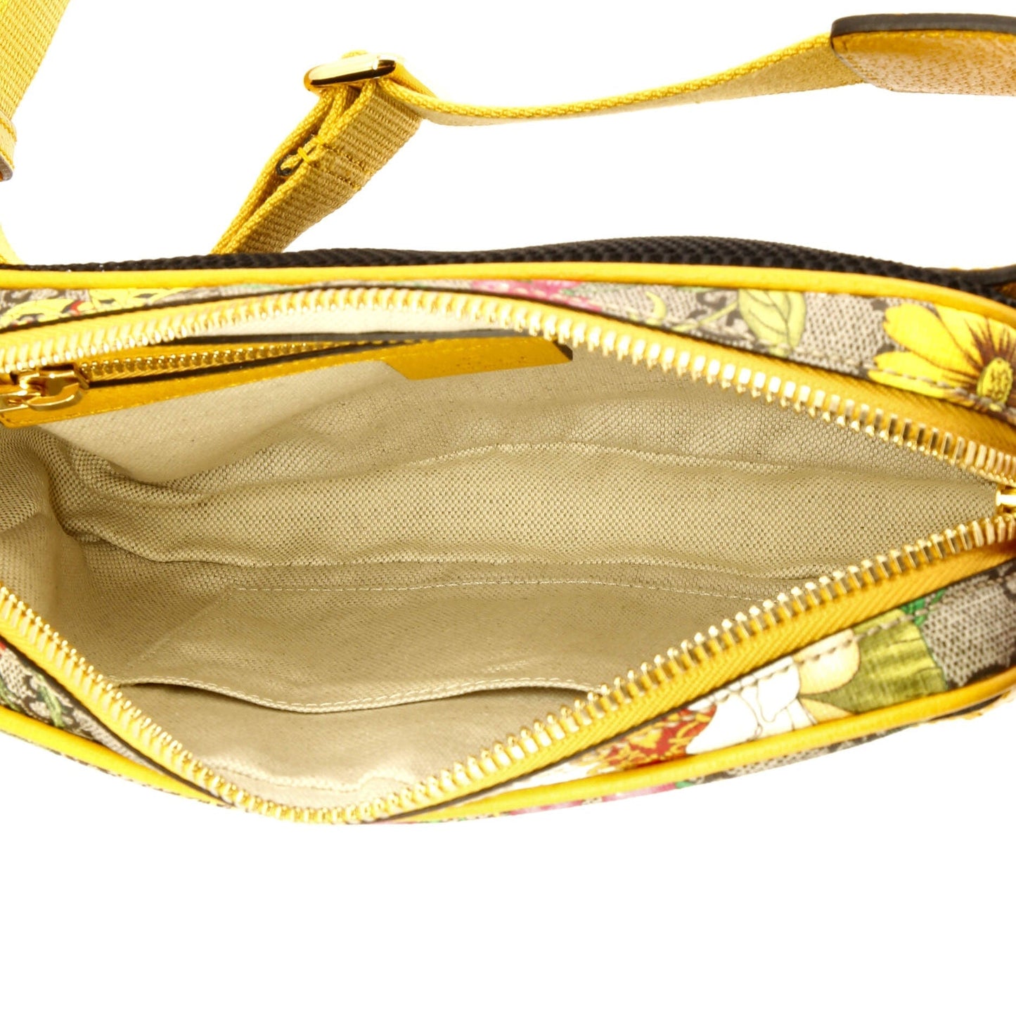Ophidia Belt Bag Flora GG Coated Canvas Medium