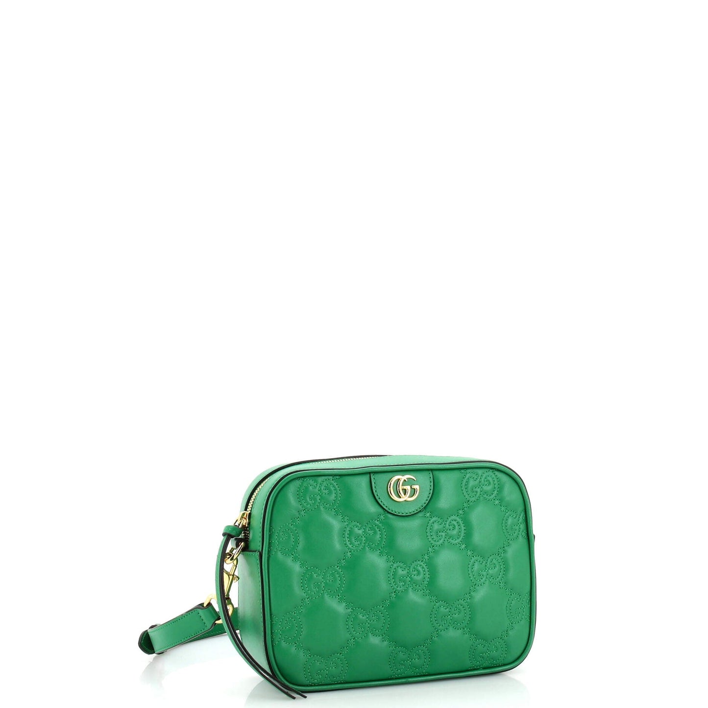 Zip Camera Bag GG Matelasse Leather Small