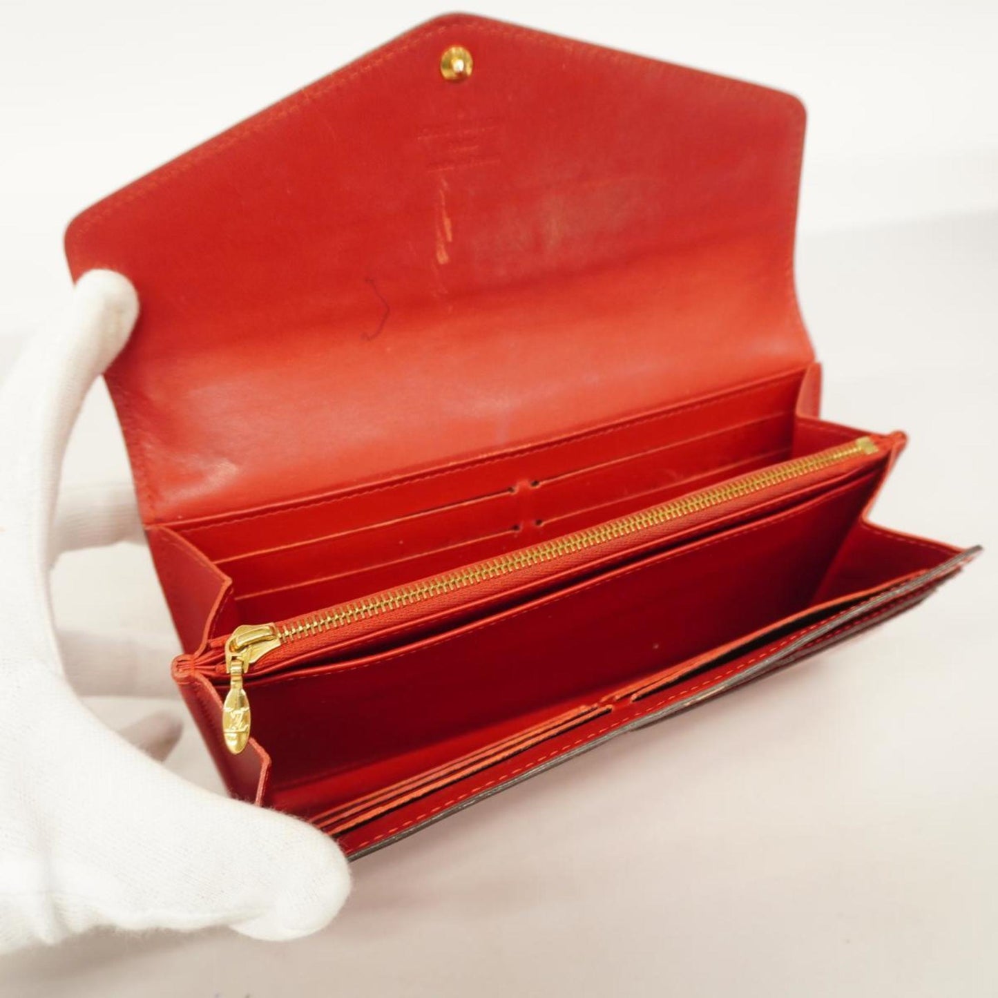 Louis Vuitton Portefeuille Sarah  Patent Leather Wallet  ()