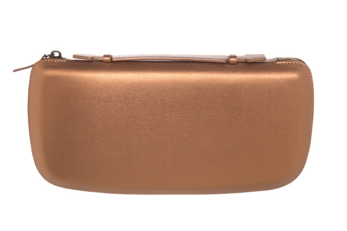 Perrin Bronze Leather Pouch