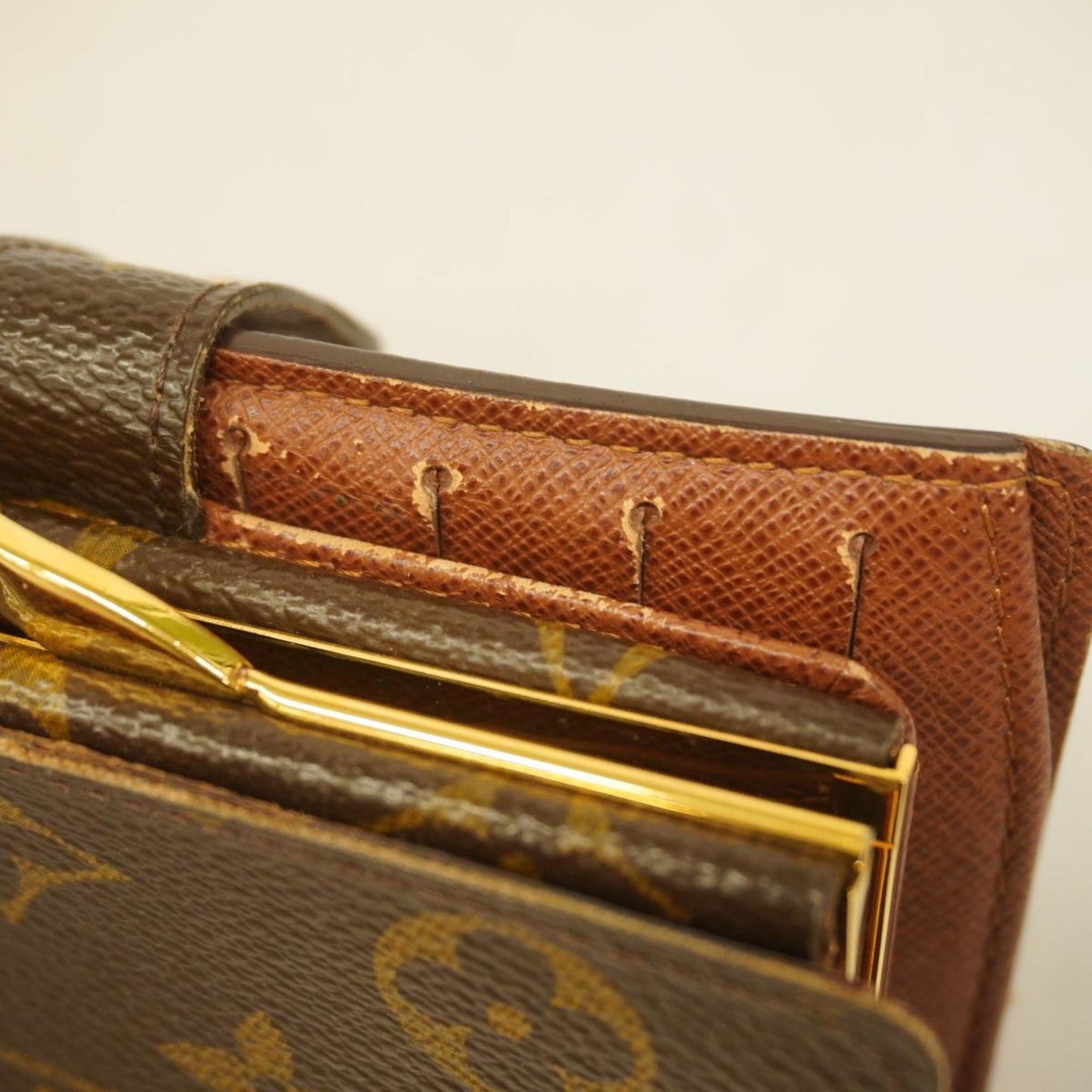 Louis Vuitton Porte Papier  Canvas Wallet  ()