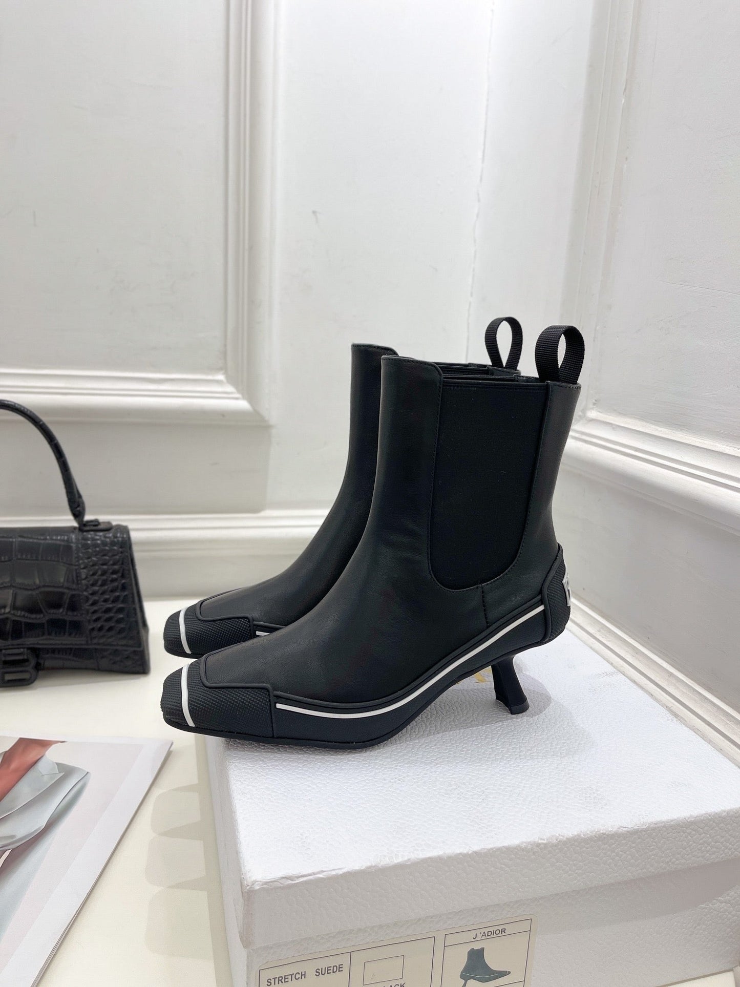 Dior WomenÃƒÂ¢Ã¢â€šÂ¬Ã¢â€žÂ¢s Shoes- D-Motion Heeled Ankle Boot