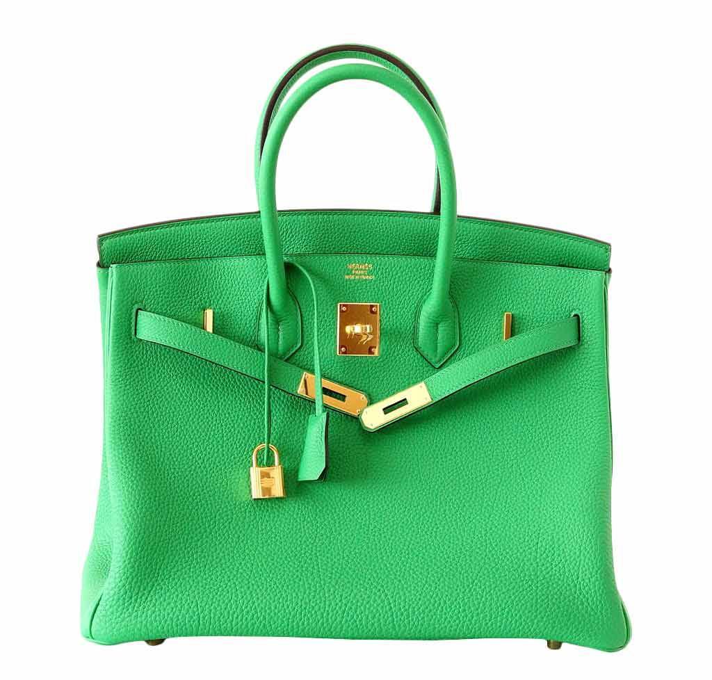 HermÃƒÆ’Ã‚Â¨s Birkin 35 Bamboo Bag GHW