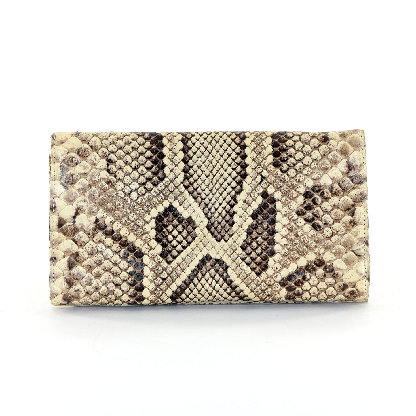 Small Snakeskin DG Logo Clutch