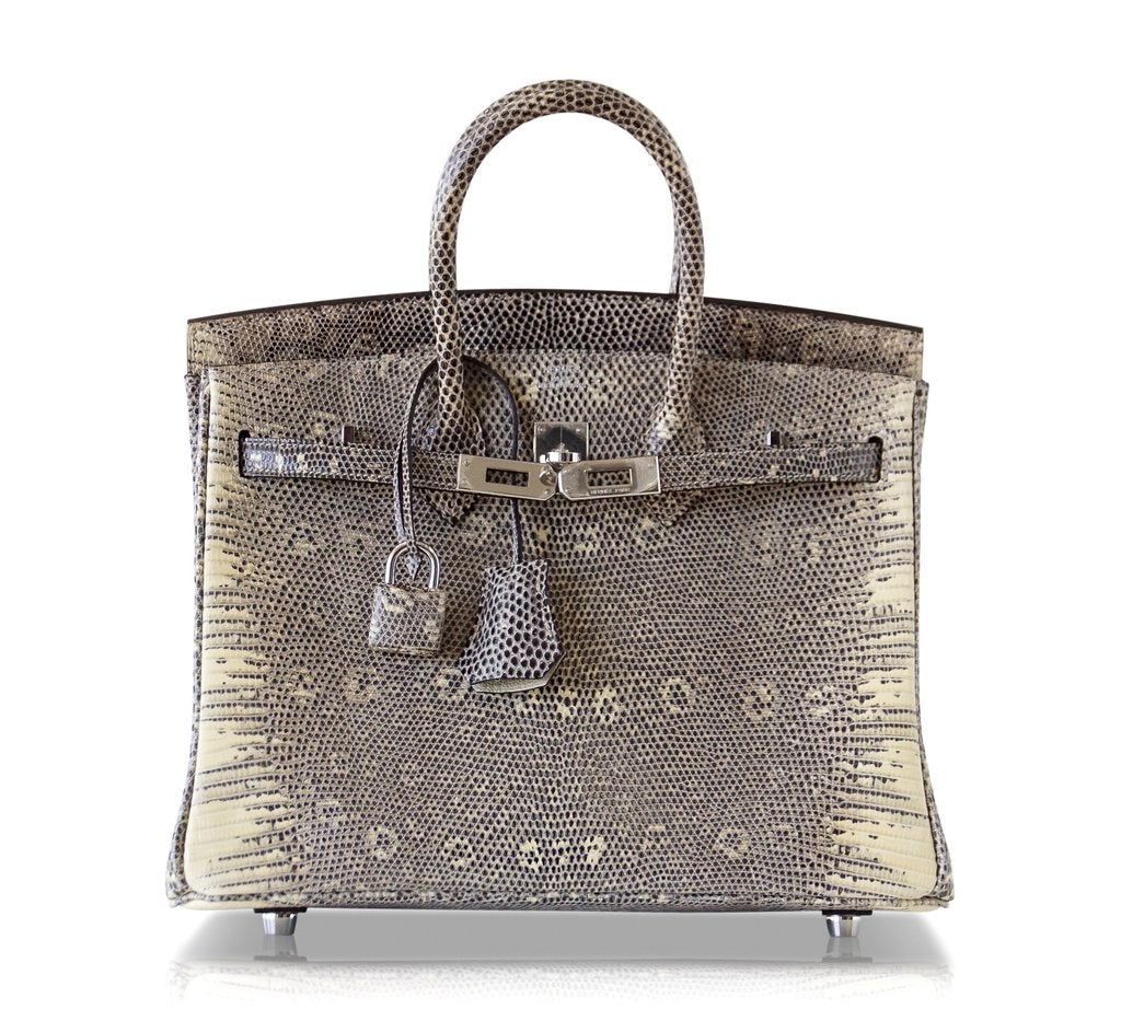 HermÃƒÆ’Ã‚Â¨s Birkin 25 Bag Ombre Lizard PHW