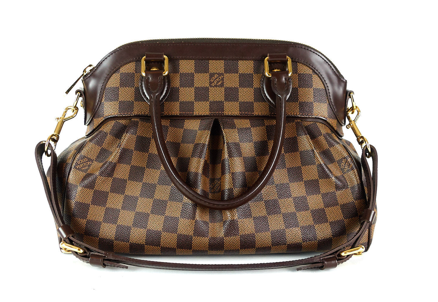 Louis Vuitto Trevi PM Damier Ebene Canvas Bag