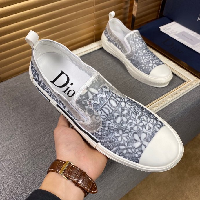 GLM - DIR B23 Slip Blue And White LOW-TOP SNEAKER
