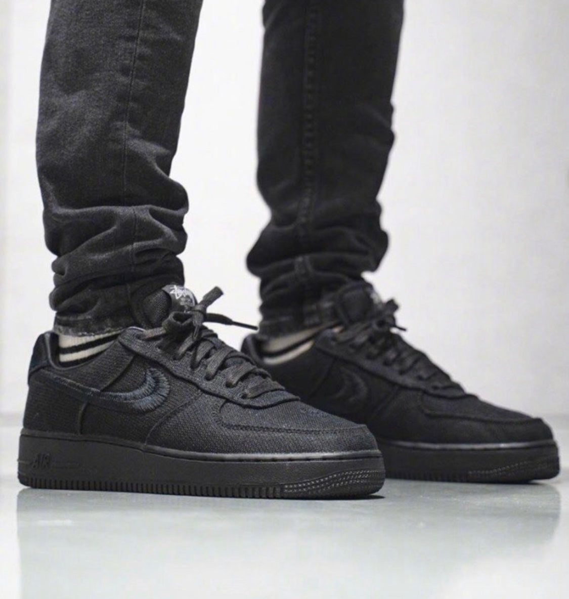GLM - Stussy x AF1 Pure Black