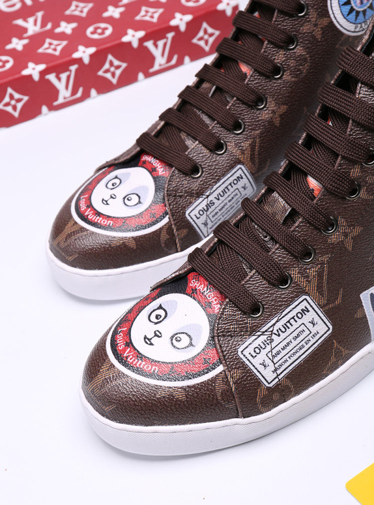 GLM - LUV Stellar Trainer Boot Brown Sneaker