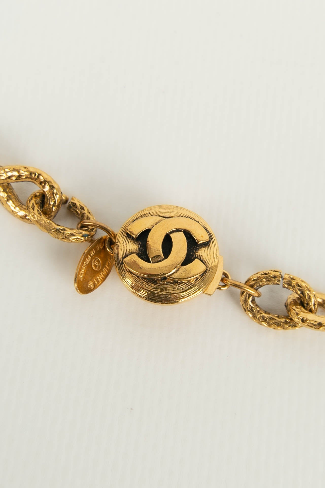 Collier mÃƒÆ’Ã‚Â©daillon Chanel 1986