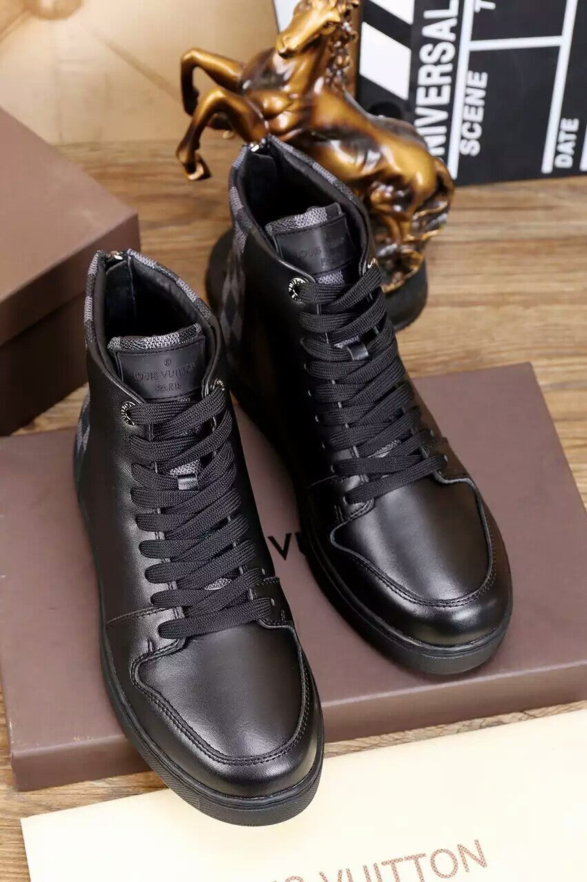 GLM - LUV HIgh Top Black Sneaker