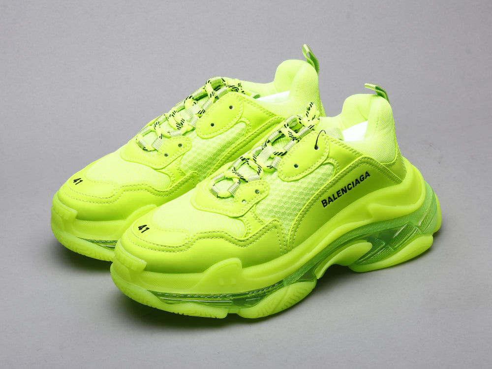 GLM - Bla Air Cushion  Fluorescent Green Sneaker