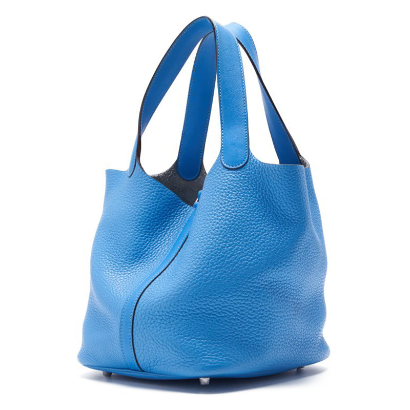 HERMES Picotin Lock MM Handbag  Clemence  Blue Paradise Blue Paradise Handbag  Handbag Lady Handbag Hybrid ÃƒÂ£Ã¢â€šÂ¬Ã‚Â ShipÃƒÂ£Ã¢â€šÂ¬Ã¢â‚¬Ëœ Himalan Bookstore Online